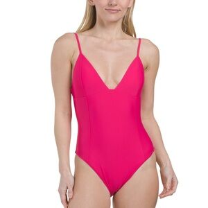 Ramy Brook Gigi One-Piece Swimsuit in Hot Pink NWT
